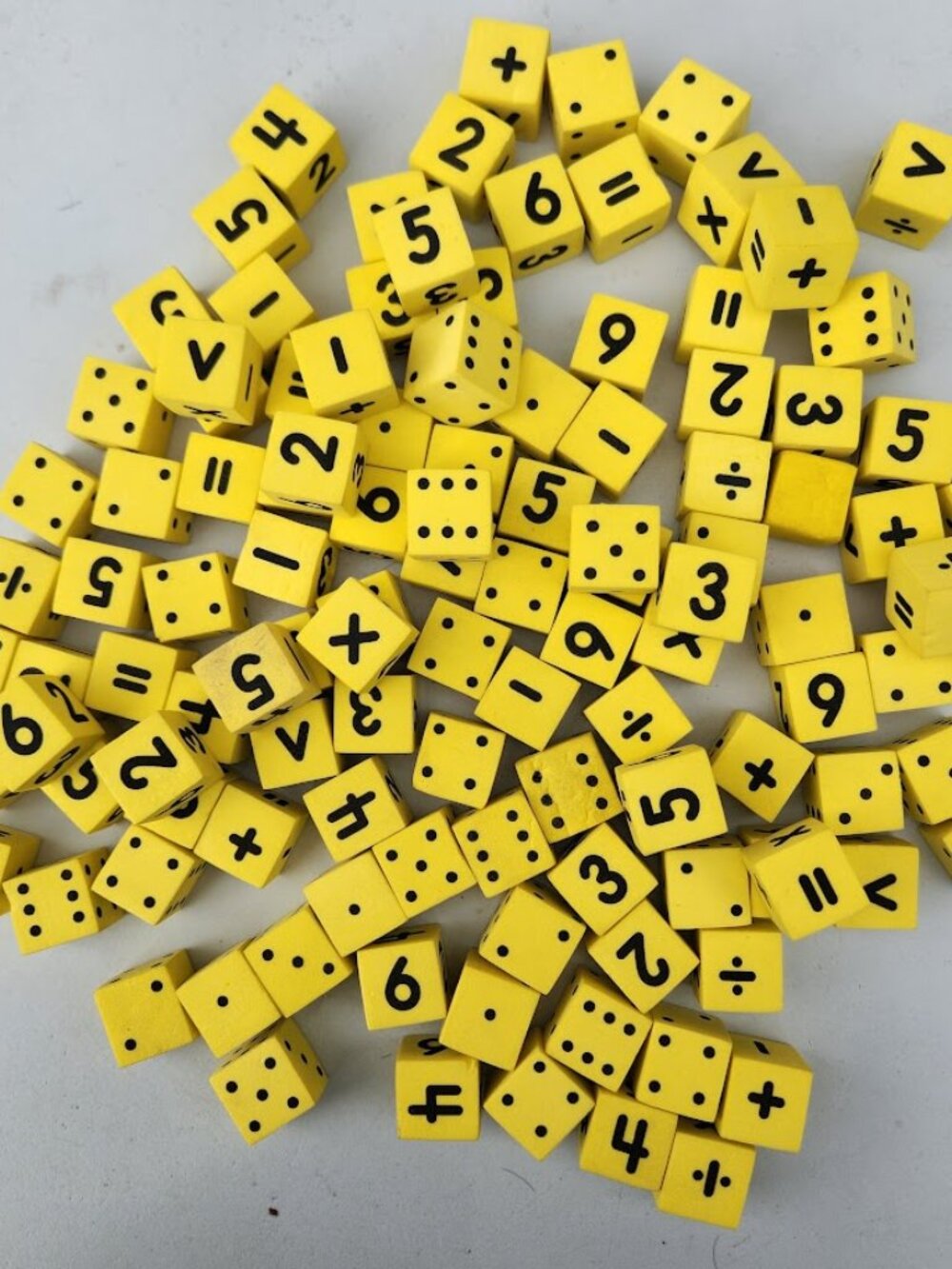 Koplow Games Foam Spot & Number Dice Yellow Math Mathematics Manipulatives Ideal - Picture 8 of 8